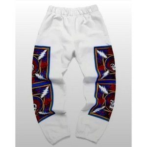 NWT Chinatown Market × Grateful Dead Sz Large Border Bandana Sweatpants Limited